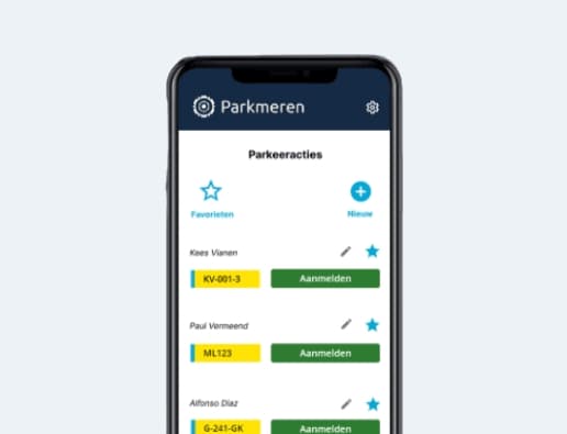 ParQ parking actions